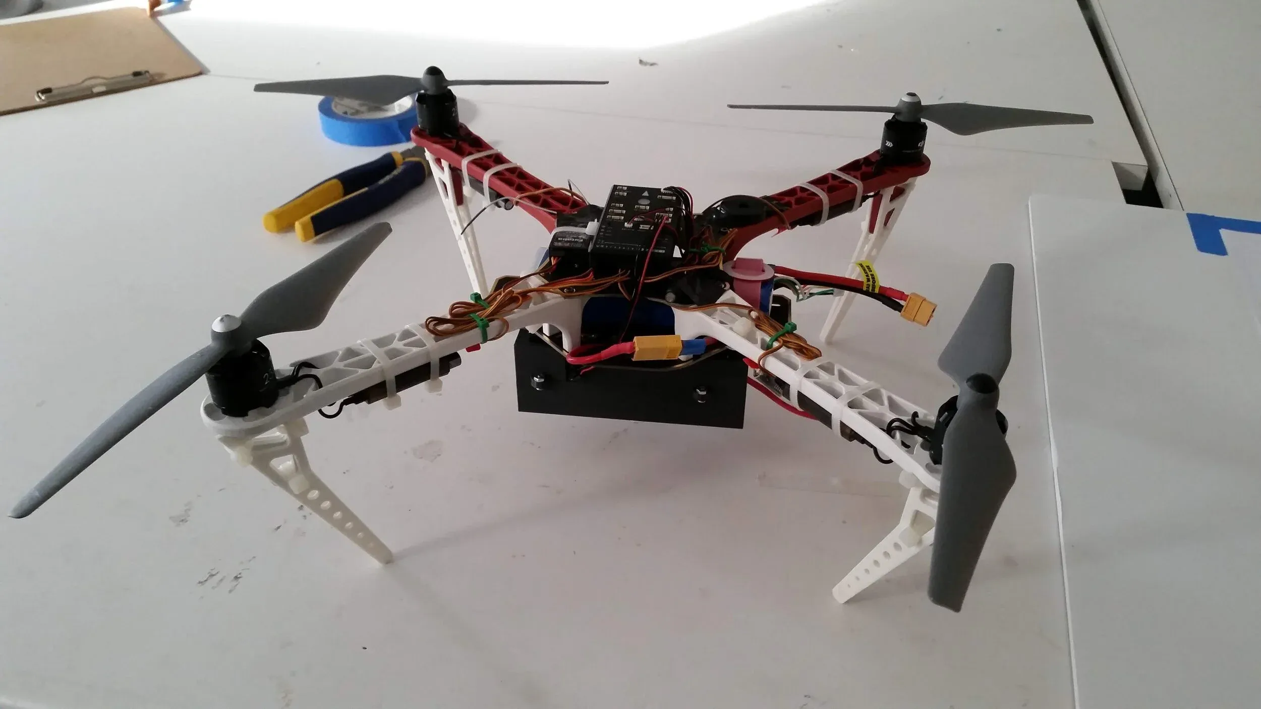 Quadrotor used in the sensor-system project.